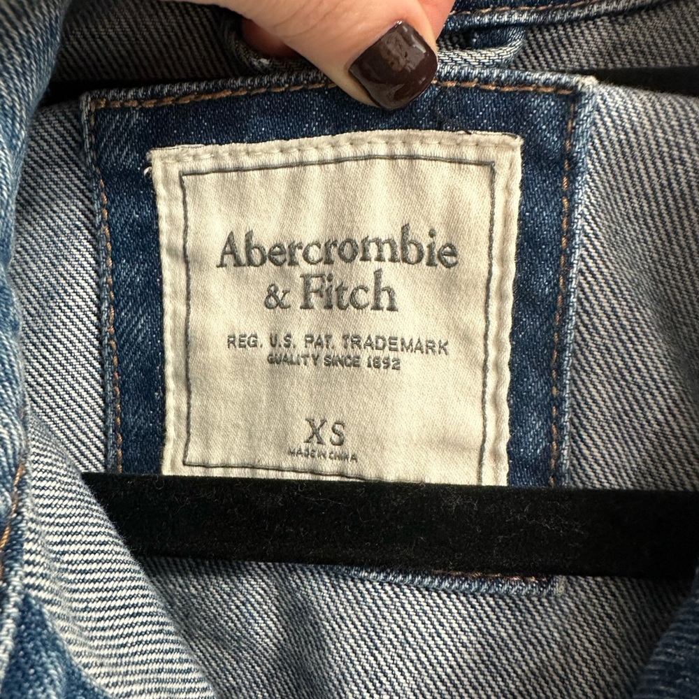Abercrombie & Fitch Blue Denim Jacket - Picture 3 of 4